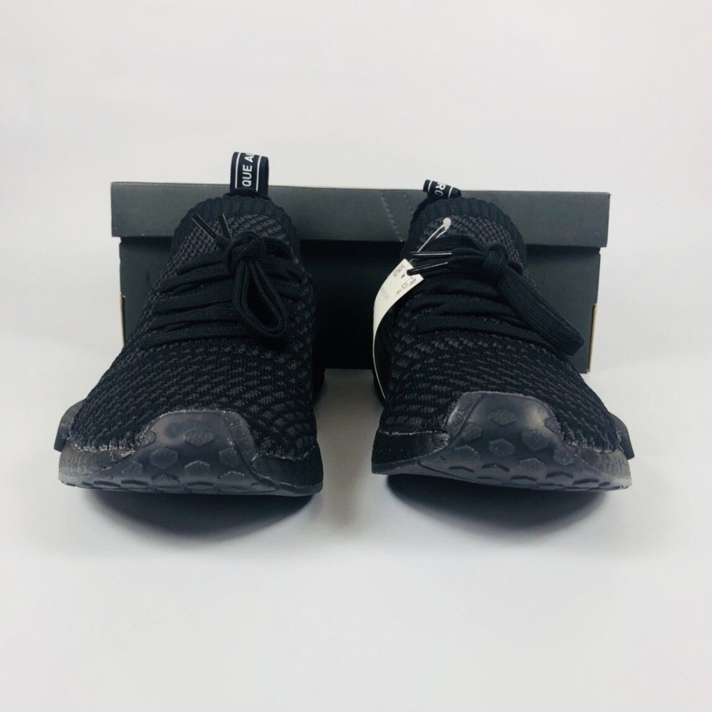 Adidas NMD_R1 STLT PK CQ2391 triple black - Picture 4 of 6